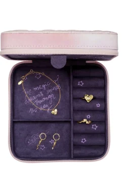 Outlet Jewelry Box Moon And Stars Rose 3919 Smykkeskrin