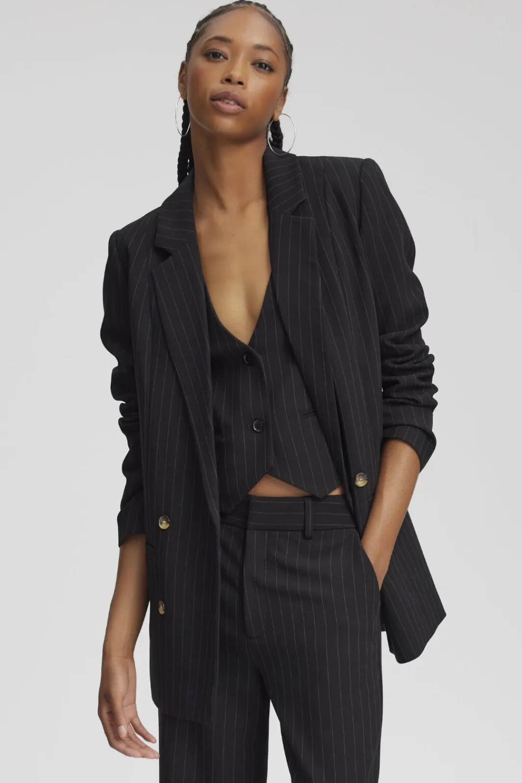 Gestuz Blazere<JoelleGZ pinstripe blazer NOOS