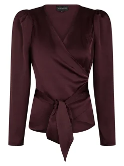 Valentin Studio Sæt 🛍️|Bluser & Skjorter<Josie Blouse Heavy Satin