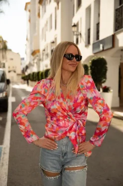 Valentin Studio Bluser & Skjorter<Josie Paint Splash Blouse 165600