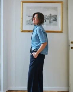 Hot Julius Pinstripe Pants 164718 Bukser, Jeans & Leggings