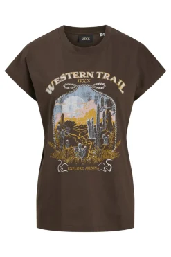 Jjxx T-Shirts & Toppe<Jxastrid Sl Boxy Print Tee