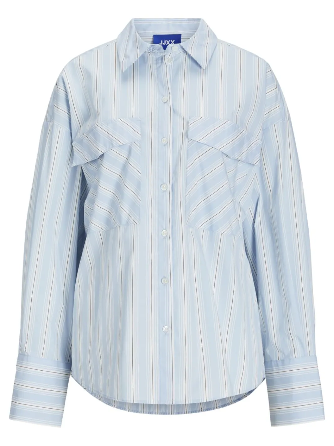 Jjxx Bluser & Skjorter|Sæt 🛍️<Jxava Poplin Ls O-Size Pock Shirt Ln