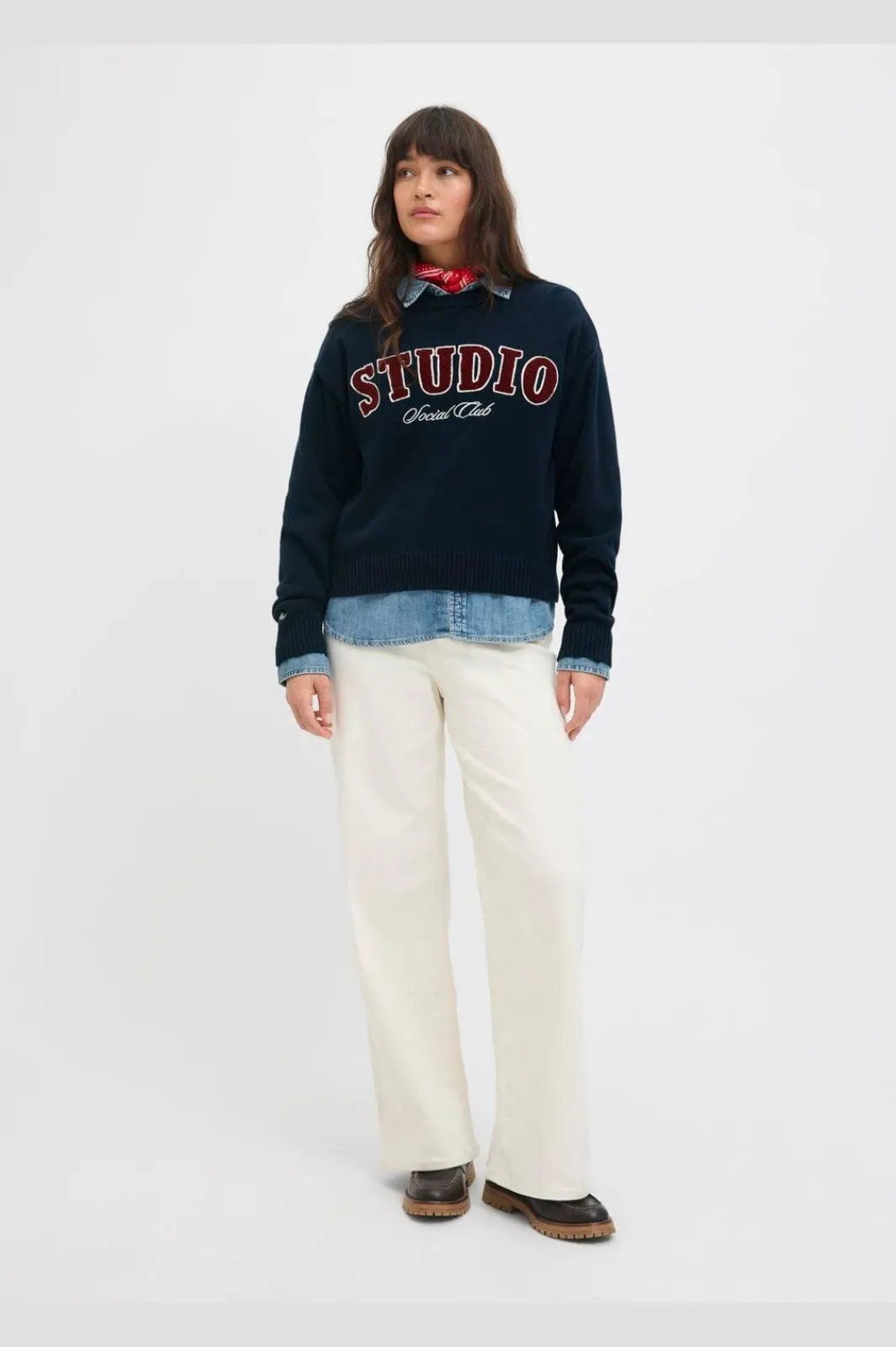 Hot Jxbrook Crew Neck Knit Strik|Bluser & Skjorter