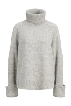 Jxellinora Raglan Roll Neck Knit Ln Bluser & Skjorter|Strik