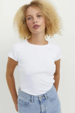 Best Jxfriend Str Ss Rib Tee T-Shirts & Toppe