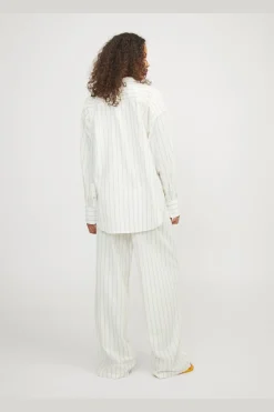 New Jxjamie Ls Rlx Linen Blend Shirt Sn Bluser & Skjorter