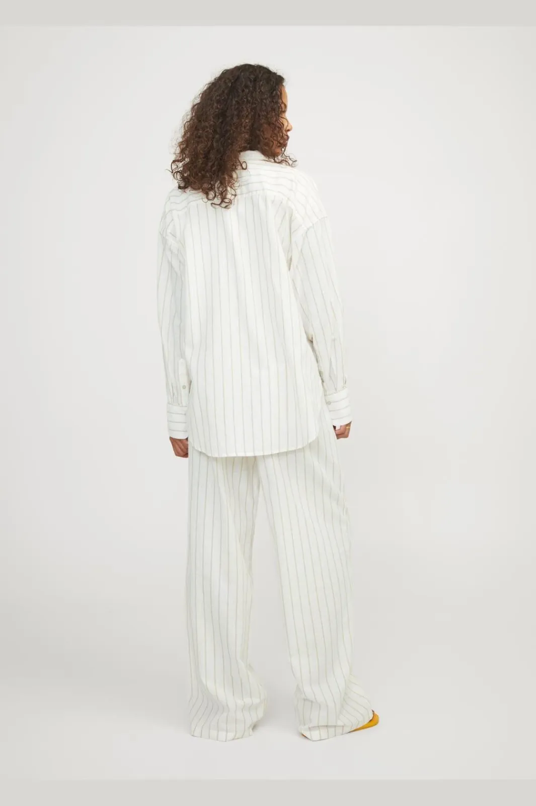 New Jxjamie Ls Rlx Linen Blend Shirt Sn Bluser & Skjorter