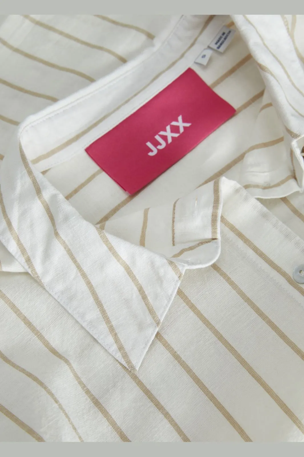 New Jxjamie Ls Rlx Linen Blend Shirt Sn Bluser & Skjorter