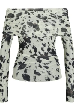 Jjxx T-Shirts & Toppe<Jxminna Mesh Ls Off Shoulder Top 12270935