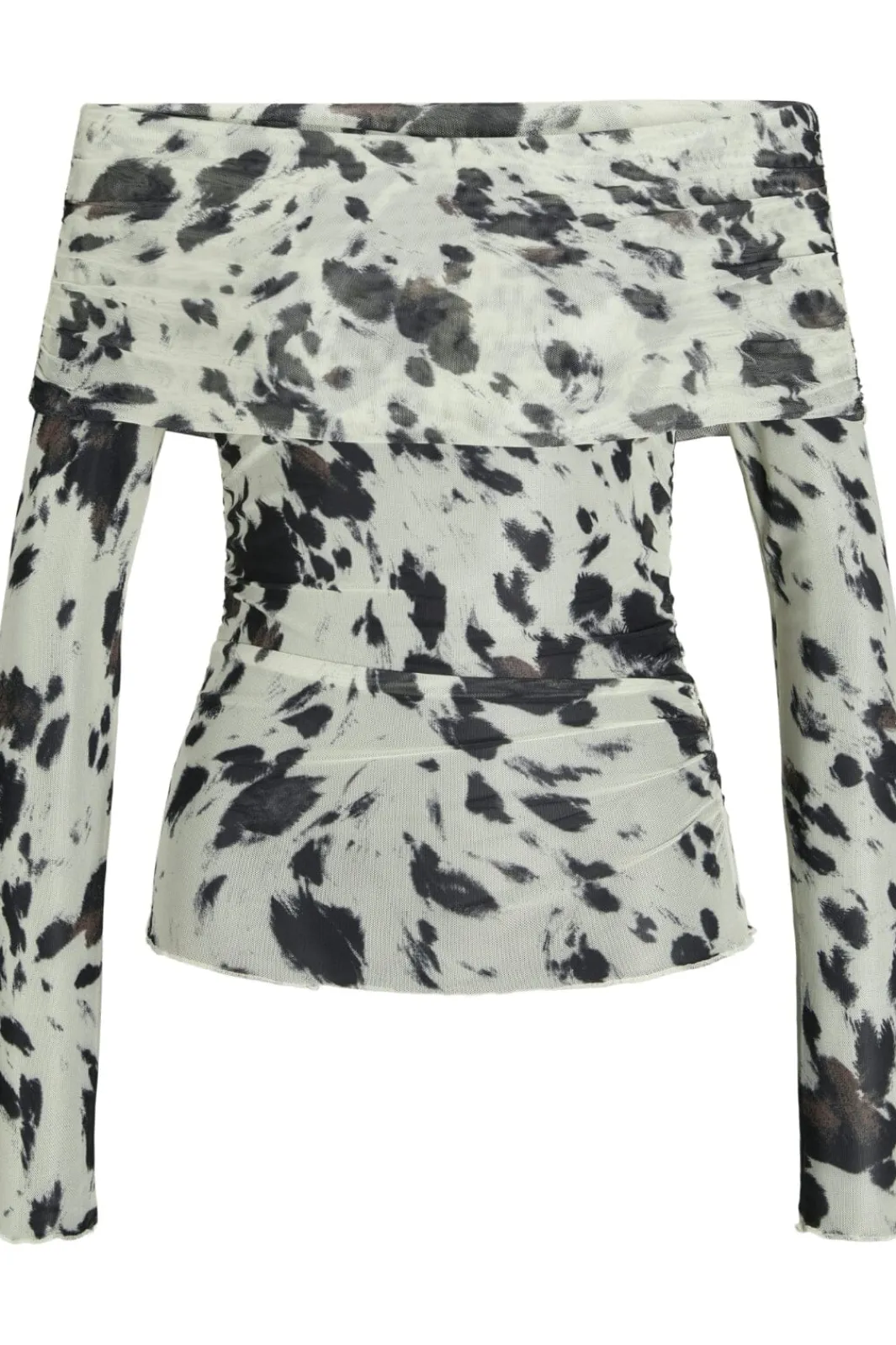 Jjxx T-Shirts & Toppe<Jxminna Mesh Ls Off Shoulder Top 12270935