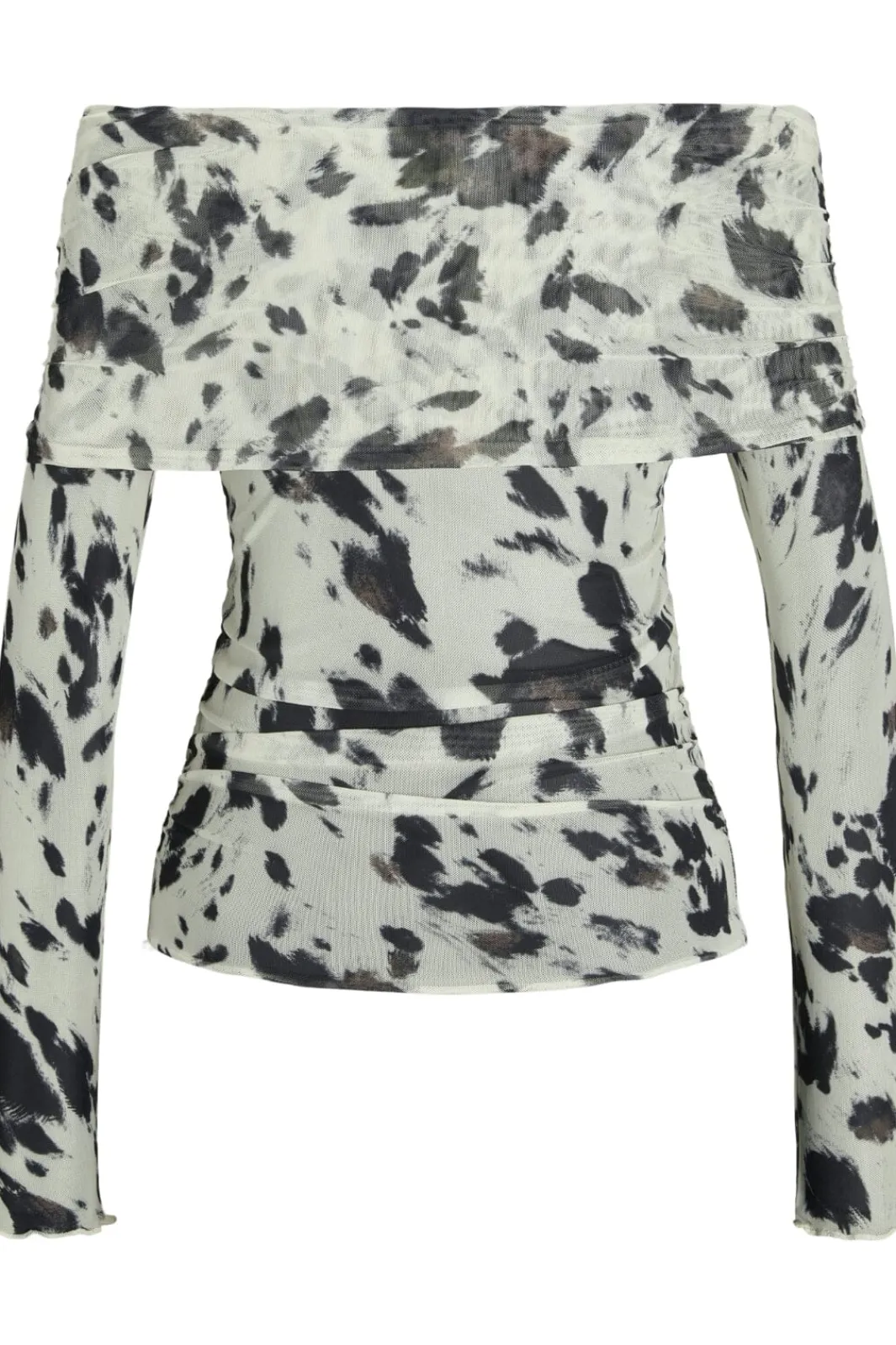 Jjxx T-Shirts & Toppe<Jxminna Mesh Ls Off Shoulder Top 12270935