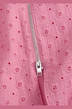 Clearance Jxselma Broderie Anglaise Zip Top Sæt 🛍️|T-Shirts & Toppe