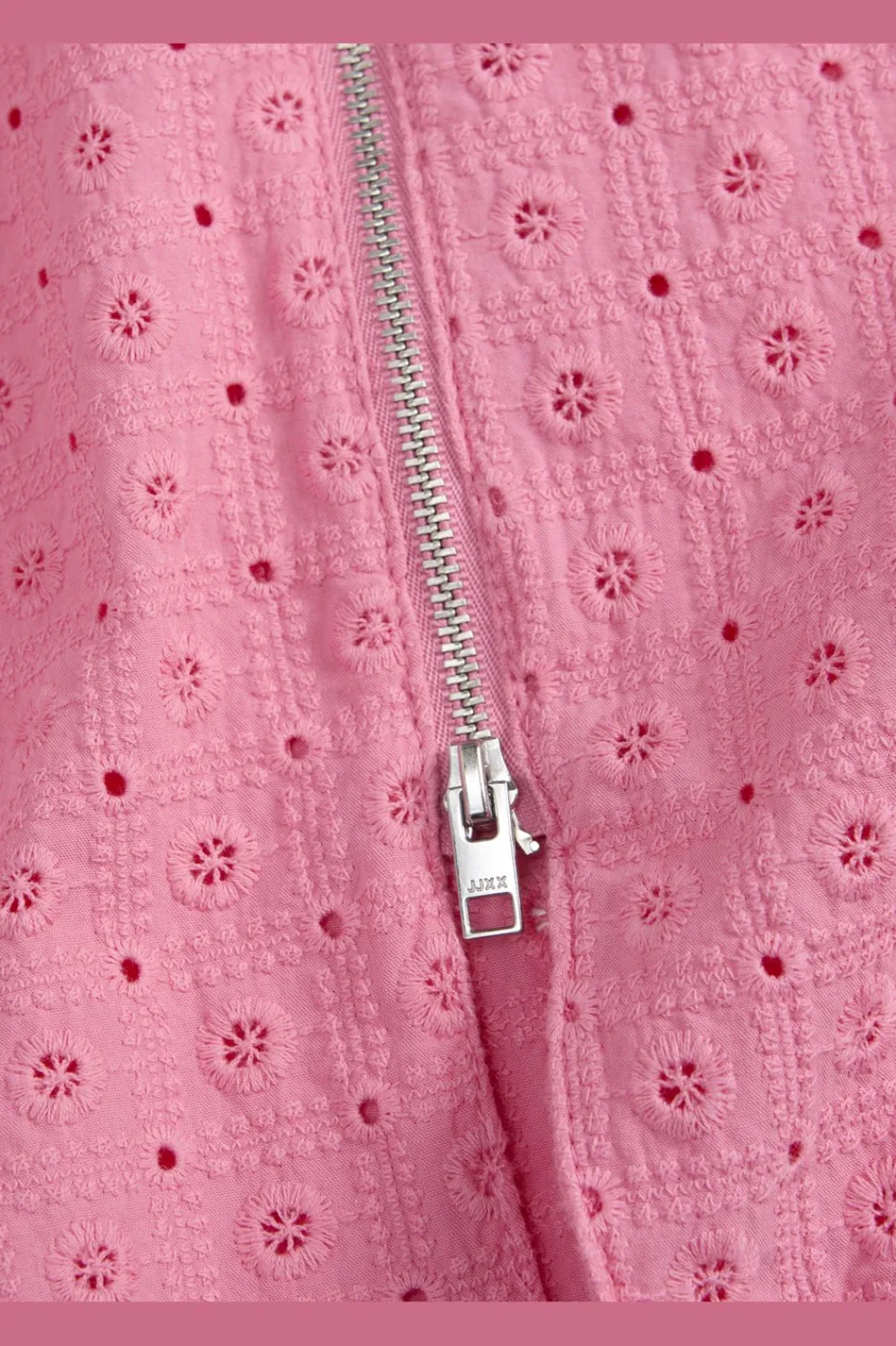 Clearance Jxselma Broderie Anglaise Zip Top Sæt 🛍️|T-Shirts & Toppe