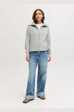 Outlet Jxstudio Vesterbro Flat Knit Zip Swt Sn Sweatsæt & Comfy Wear|Bluser & Skjorter