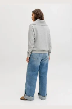 Outlet Jxstudio Vesterbro Flat Knit Zip Swt Sn Sweatsæt & Comfy Wear|Bluser & Skjorter