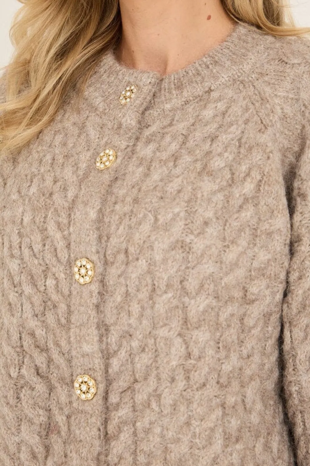 Sale Kabba Knit Cardigan AV6022 Cardigans|Ammevenligt Tøj