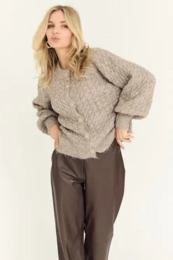 Sale Kabba Knit Cardigan AV6022 Cardigans|Ammevenligt Tøj