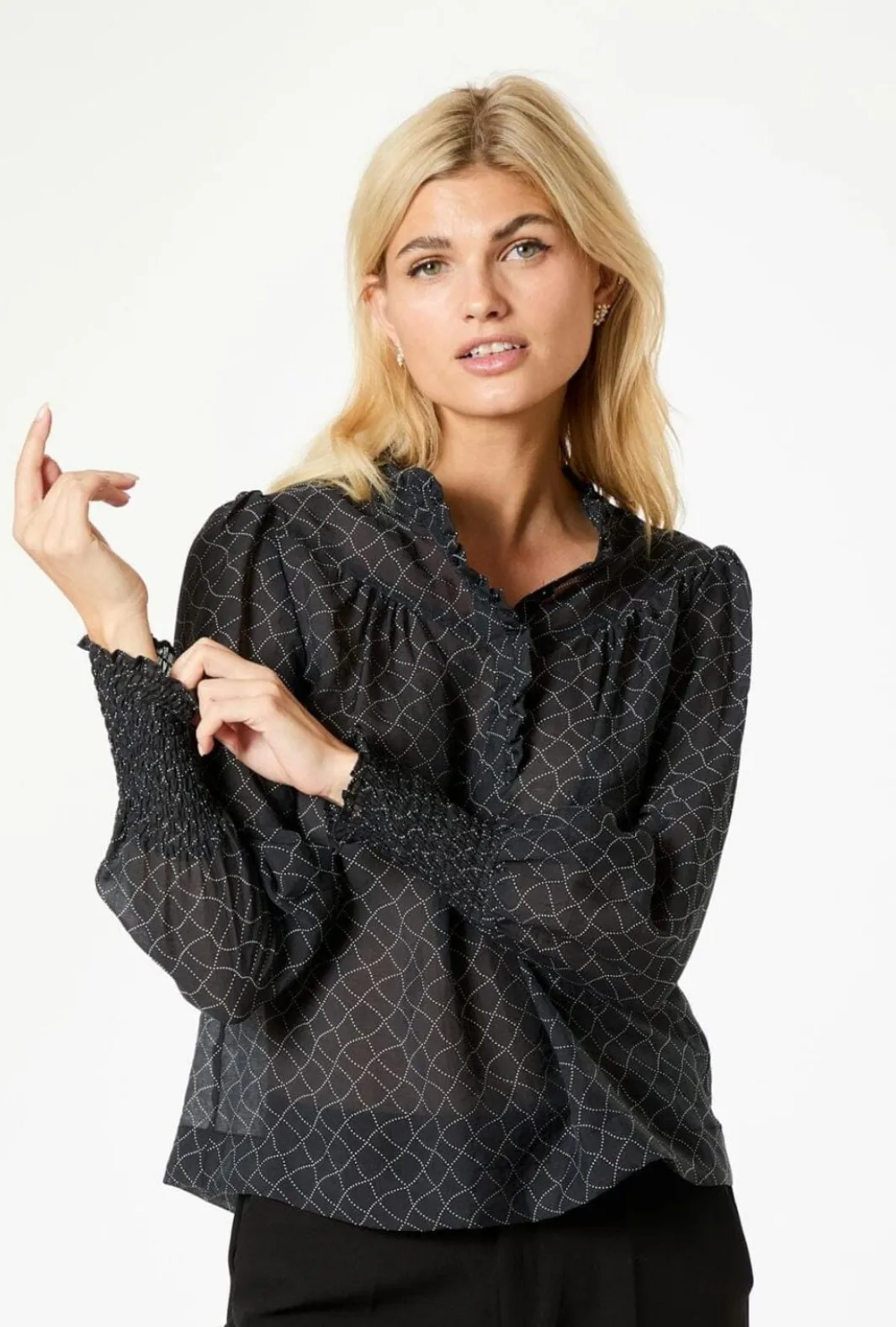Outlet Karia Illusion Blouse Bluser & Skjorter