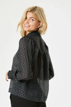 Outlet Karia Illusion Blouse Bluser & Skjorter