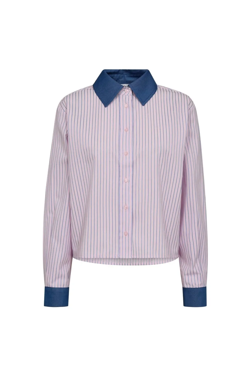 Clearance Karinacc Stripe Mix Shirt 45006 Bluser & Skjorter|Ammevenligt Tøj