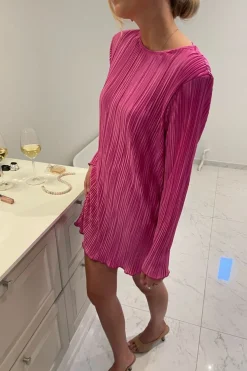 Discount Kellyic Plissé Dress Kjoler