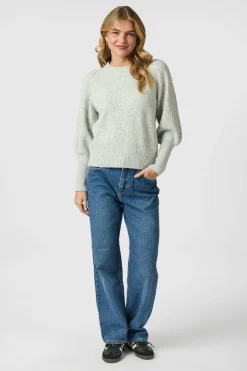 Neo Noir Bluser & Skjorter<Kelsey Knit Blouse 164539