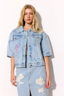 Hunkøn Overtøj & Jakker<Kenna Denim Jacket 26020