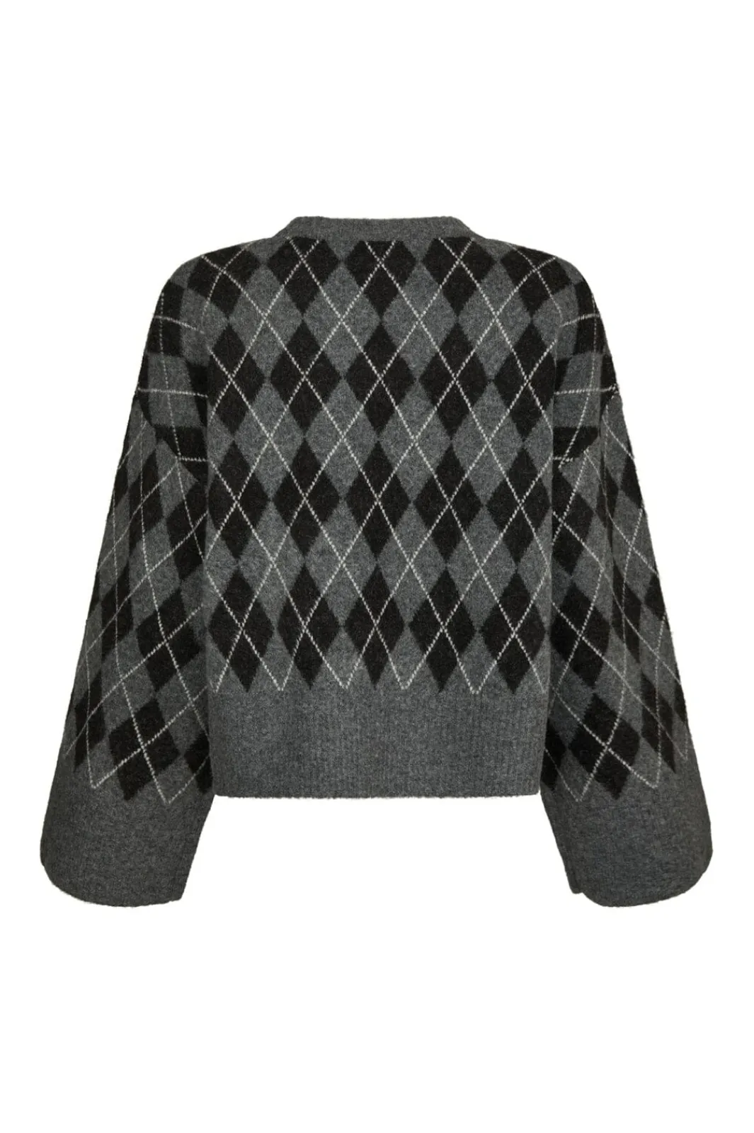 Neo Noir Strik|Bluser & Skjorter<Kick Check Knit Blouse 165204