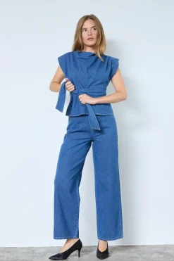 Best Kimmycc Pleat Top 45001 Sæt 🛍️|T-Shirts & Toppe