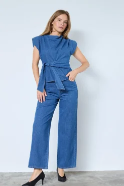 Best Kimmycc Pleat Top 45001 Sæt 🛍️|T-Shirts & Toppe