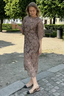 Clearance Klaraic Lace Long Dress Kjoler