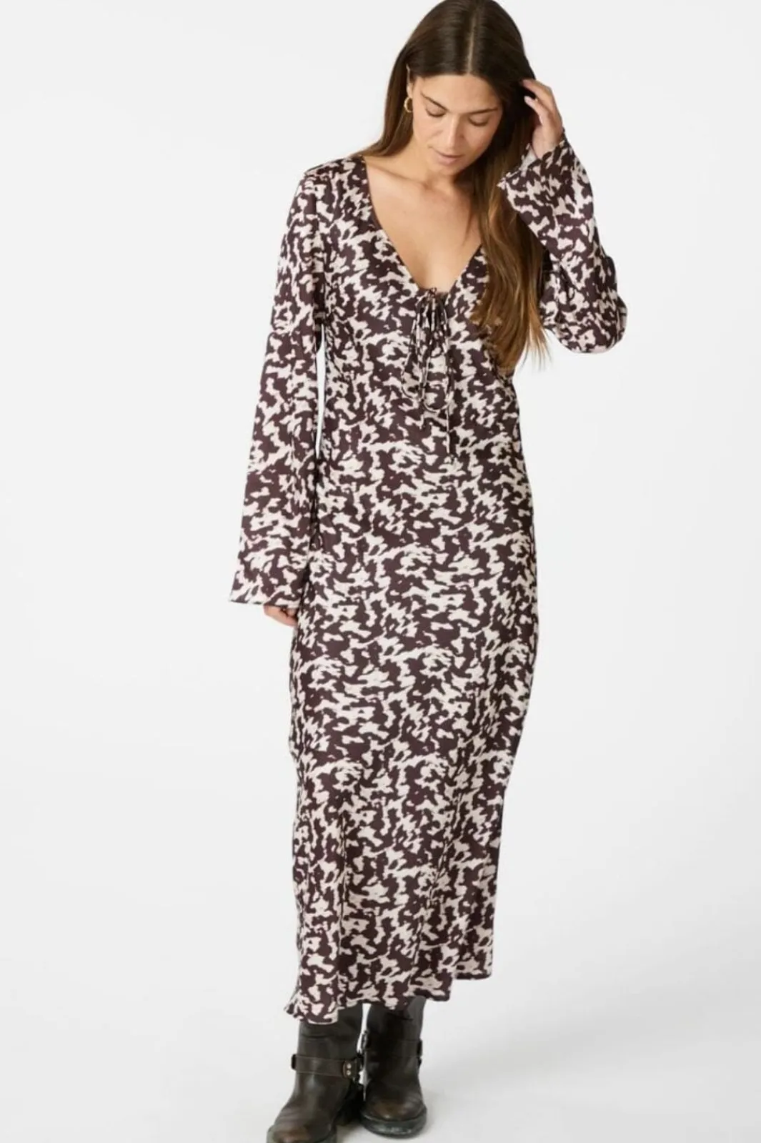 Hot Krisha Graphic Fade Dress 164344 Kjoler