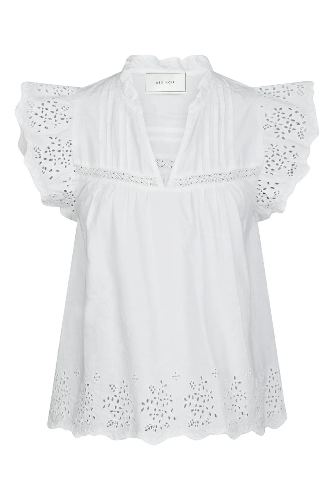 Clearance Kyoti Embroidery Top 165109 T-Shirts & Toppe