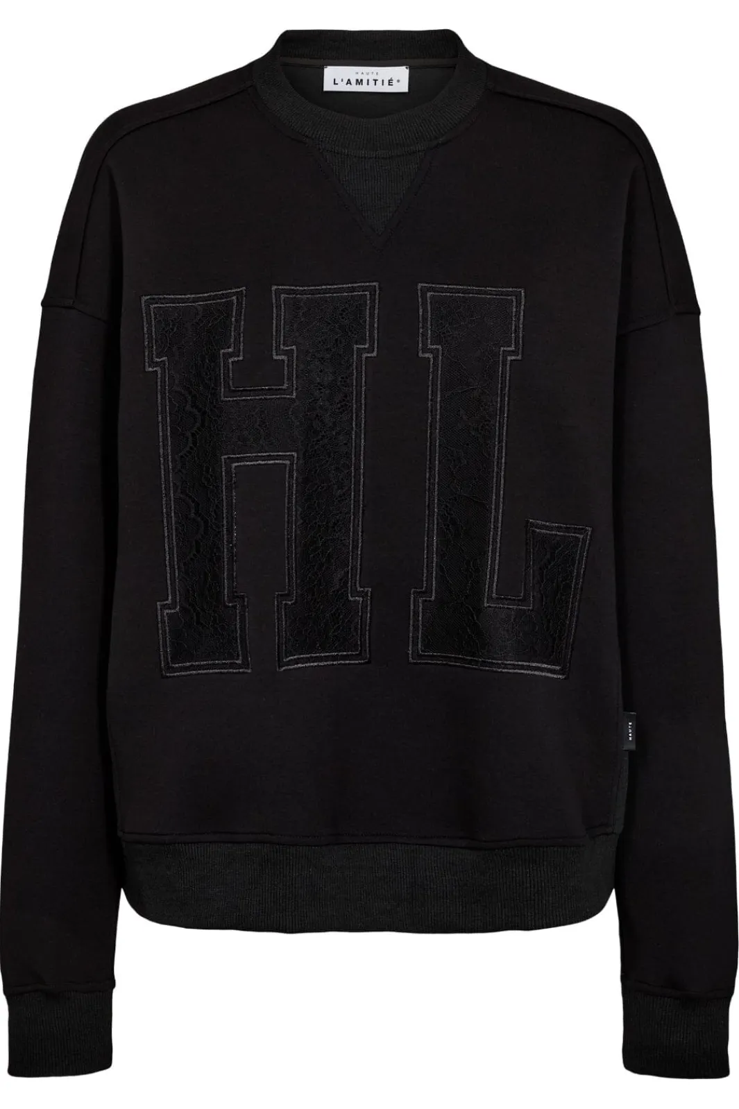 Clearance Lace Application Sweat HL10246 Sweatsæt & Comfy Wear|Bluser & Skjorter