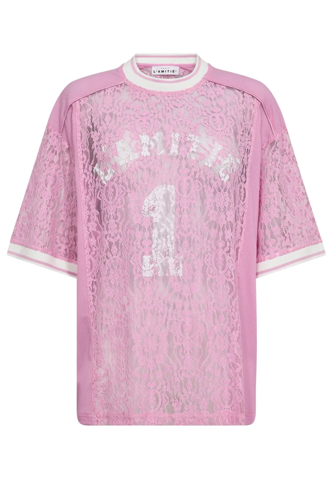 Haute L'Amitié T-Shirts & Toppe<Lace Football Tee HL10001