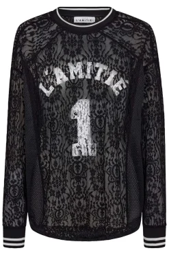 Haute L'Amitié Bluser & Skjorter<Lace Ls Football Blouse HL10471