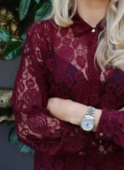 Liberte Sæt 🛍️|Bluser & Skjorter<Lacy Ls Shirt 22270