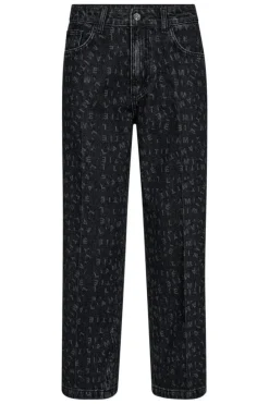 Discount L'Amitié Crop Logo Jeans HL10020 Bukser, Jeans & Leggings