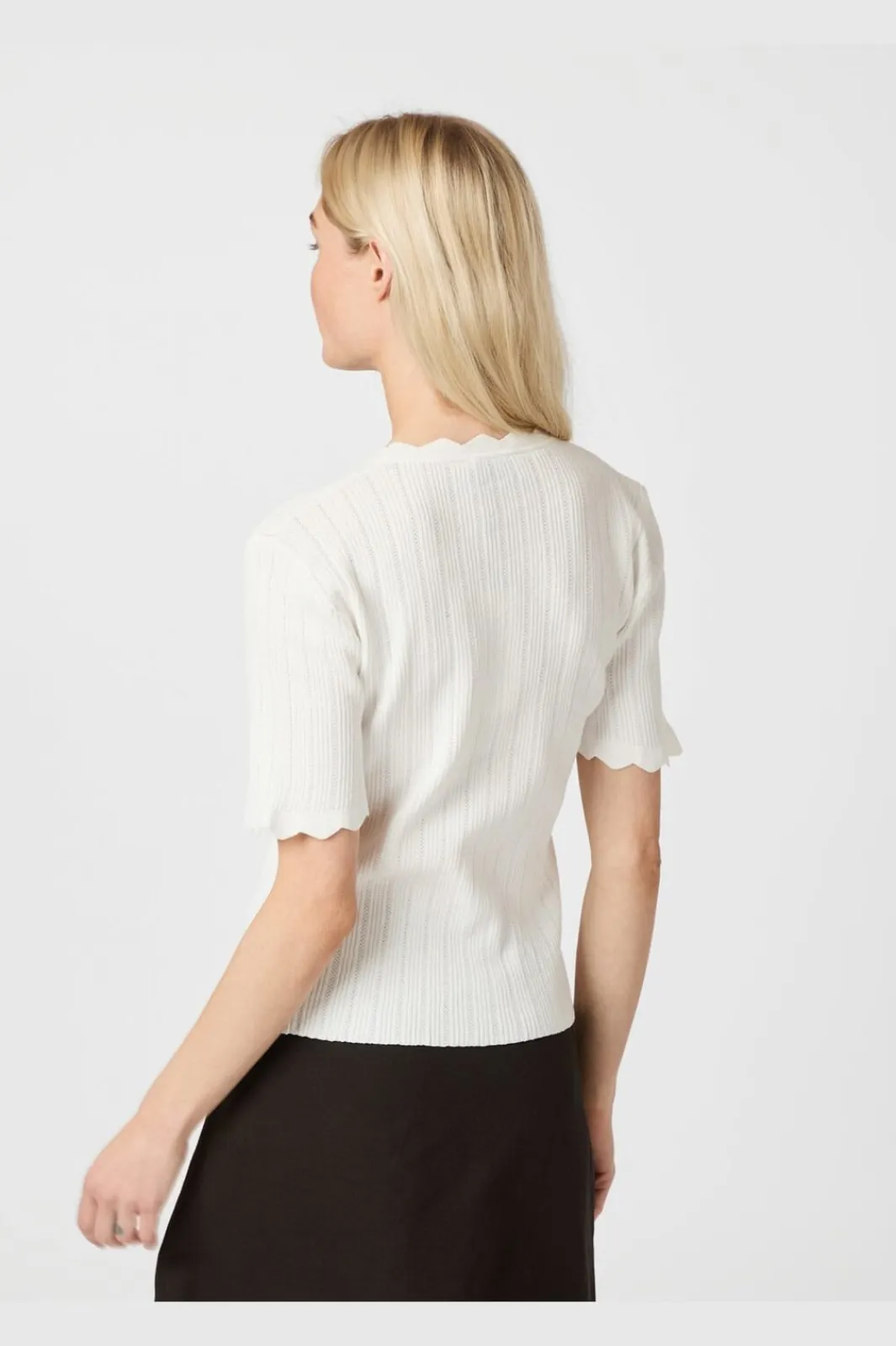 Hot Larifa Stitch Knit Tee 165311 Bluser & Skjorter|Strik