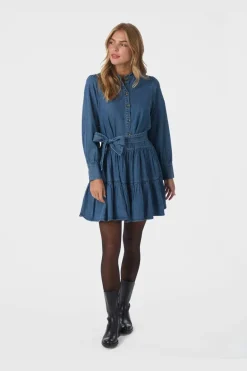 Neo Noir Kjoler|Ammevenligt Tøj<Latifana Denim Dress 166987