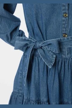 Neo Noir Kjoler|Ammevenligt Tøj<Latifana Denim Dress 166987