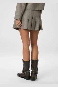 Neo Noir Sæt 🛍️|Nederdele<Laurina Herringbone Skirt 165879