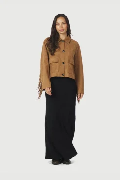 Lauron Faux Suede Jacket 165915 Overtøj & Jakker