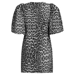 Leocc Crop Puff Dress 36383 Kjoler