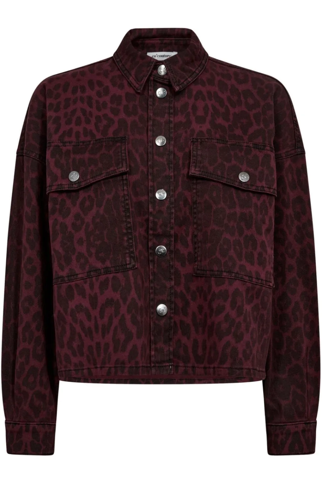 Clearance Leocc Denim Crop Shirt 35931 Bluser & Skjorter