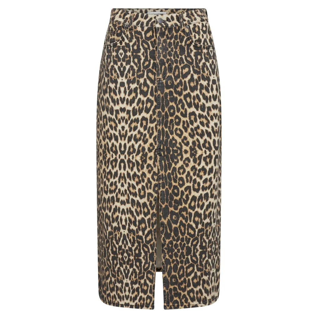 Co´Couture Nederdele<Leocc Denim Slit Skirt 34110