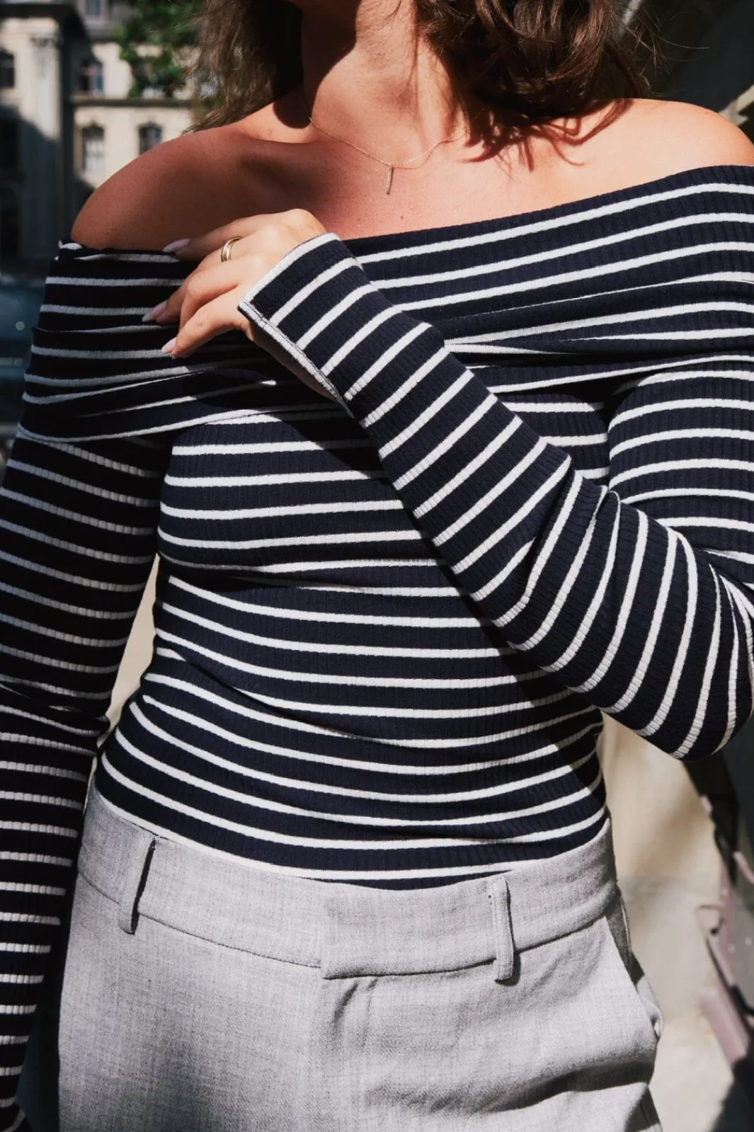 Sale Lessy Stripe Blouse Bluser & Skjorter