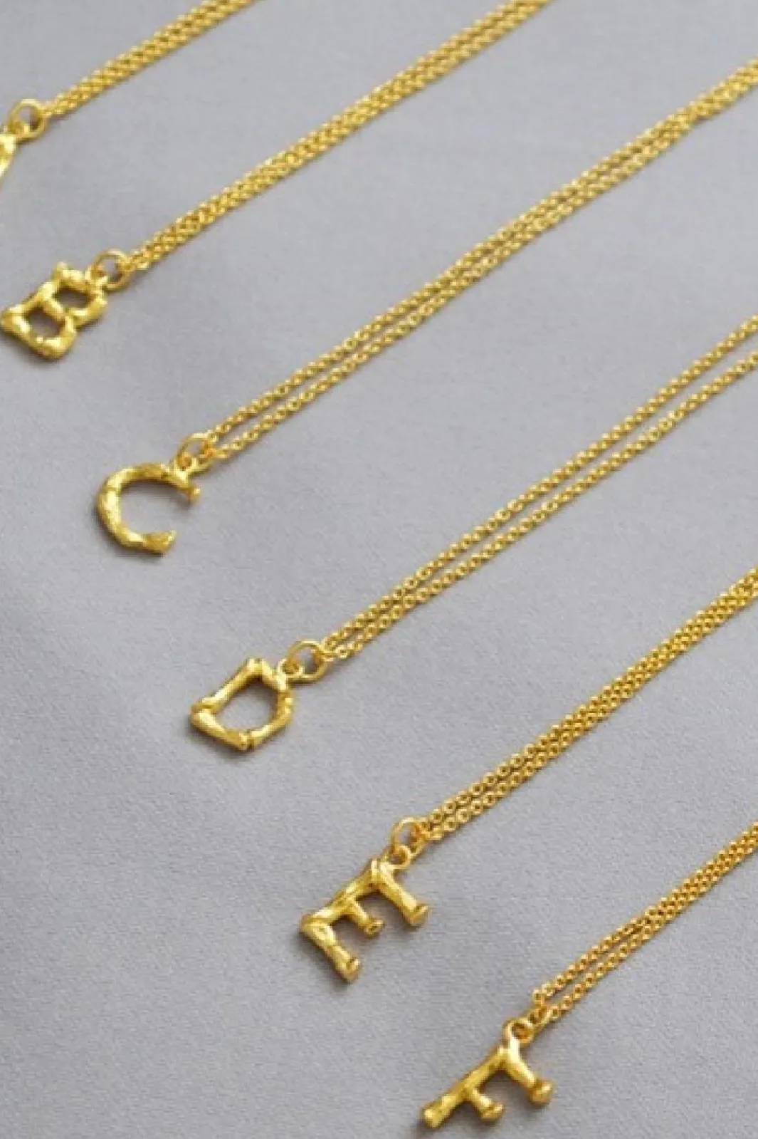 Outlet Letter Rustik Necklace Halskæder