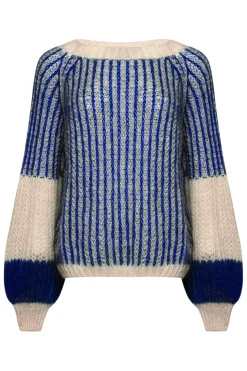 New Liana Knit Sweater Bluser & Skjorter|Strik
